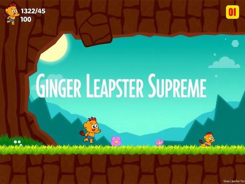 Ginger Leapster Supreme Game Screenshot